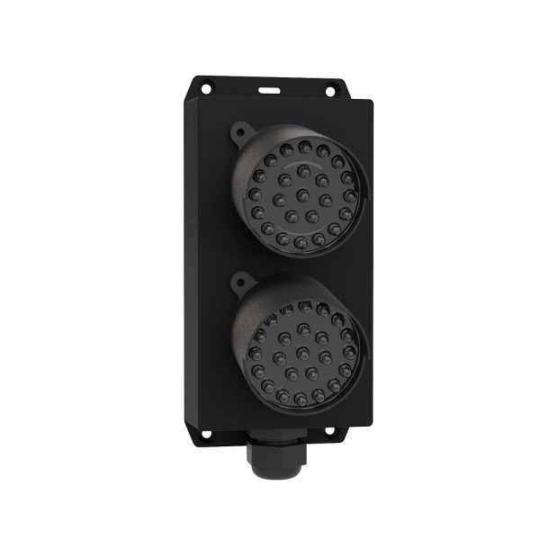 LED-Ampel Mit Fernbedienung Für Industrie & Ladezonen – Rot/Grün, 100 Mm Anzeige, Wetterfest (IP53) & Energiesparend